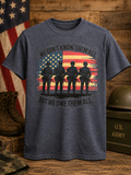 We Don’t Know Them All, But We Owe Them All – Patriotic Tribute T-Shirt