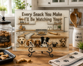 Every Snack You Make, I’ll Be Watching You – Glass Cutting Board