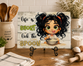 Life Is Short, Lick the Spoon – Glass Cutting Board
