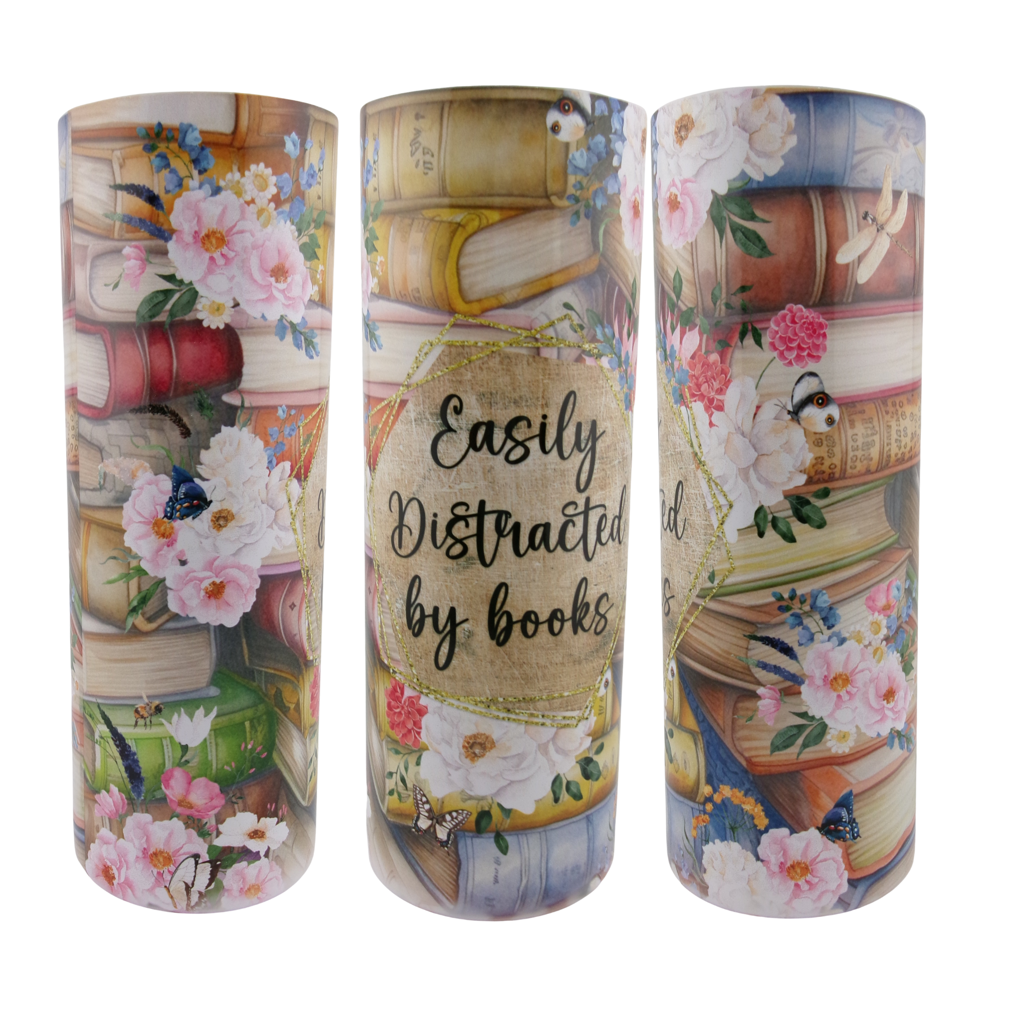 Easily Distracted by Books Tumbler